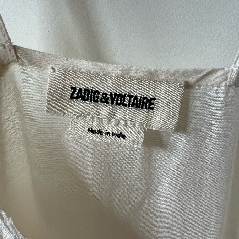 Zadig & Voltaire Rilli Ruffle Lace Dress Size Small - Picture 8 of 9